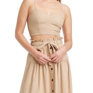 Universal Thread Skirt and Top Set Khaki